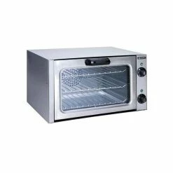 Countertop Convection Ovens Adcraft COQ-1750W Countertop Stainless Steel Quarter Size Convection Oven, 120V, 1750W