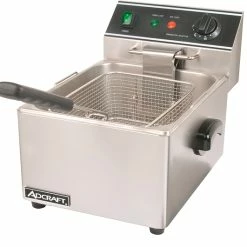 Countertop Fryers Adcraft DF-6L Countertop Single Tank Deep Fryer, 6L, 120V