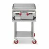 Gas Griddles American Range AEMG-24 24"W Countertop Manual Control Gas Griddle With 4" Legs