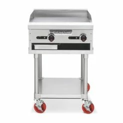 Gas Griddles American Range ARMG-24 24"W Countertop Heavy Duty Manual Control Gas Griddle