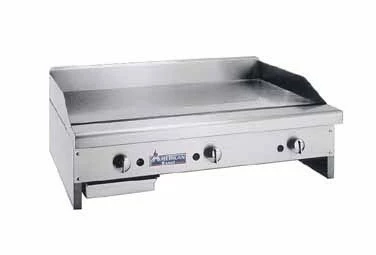 Gas Griddles American Range ARMG-72 72" W Countertop Heavy Duty Manual Control Gas Griddle 3 Gas Griddles American Range ARMG-72 72" W Countertop Heavy Duty Manual Control Gas Griddle