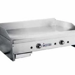Gas Griddles American Range ARTG-148 48" W Countertop Heavy Duty Thermostatic Control Gas Griddle