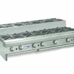 Commercial Hot Plates American Range SUHP48-8 Step Up Hotplate 48"W Counter Unit With 8 Burners