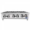 Commercial Hot Plates Atosa ACHP-6 Heavy Duty Six Burner Hot Plate, 36"