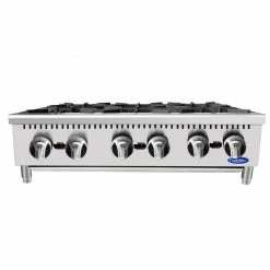 Commercial Hot Plates Atosa ACHP-6 Heavy Duty Six Burner Hot Plate, 36"