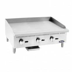 Gas Griddles Atosa ATMG-36 Heavy Duty Manual Griddle, 36"
