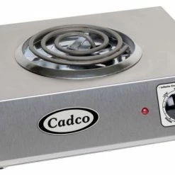 Commercial Hot Plates Cadco CSR-1T Electric Portable Single Hot Plate, Tubular