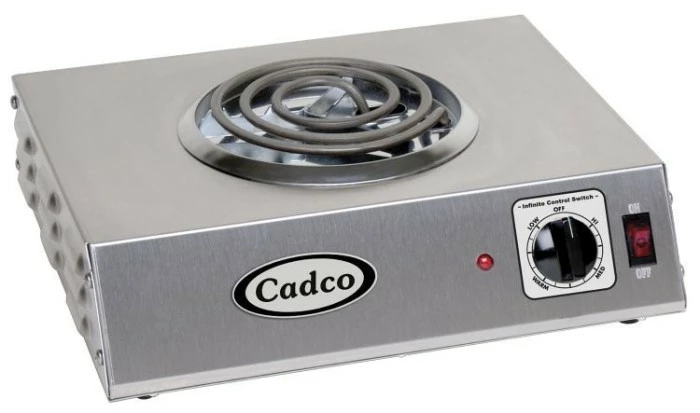 Commercial Hot Plates Cadco CSR-1T Electric Portable Single Hot Plate, Tubular 3 Commercial Hot Plates Cadco CSR-1T Electric Portable Single Hot Plate, Tubular