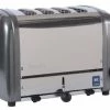 Pop- Up Toasters Cadco CTW-4M(220) 4 Slot Stainless Steel Standard Toaster, 220V -Nemco Shop Cadco CTW 4M 220 4 Slot Stainless Steel Standard Toaster 220V 307202 large