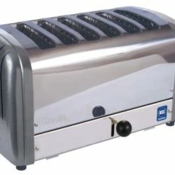 Pop- Up Toasters Cadco CTW-6M(220) 6-Slot Stainless Steel Toaster, 220V