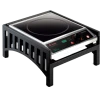Induction Ranges Cal-Mil 1414-V-13 Black Steel Mission Style Induction Range Frame For Vollrath 59500 Induction Range 14-3/4" X 16-1/2" 2 Induction Ranges Cal-Mil 1414-V-13 Black Steel Mission Style Induction Range Frame For Vollrath 59500 Induction Range 14-3/4" X 16-1/2" -Nemco Shop Cal Mil 1414 V 13 Bridge Style Cook N Serve Induction Frame for Vollrath 59500 207869 large