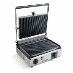 Panini Press Eurodib CORT-R Single Grooved Panini Grill 15" X 10"