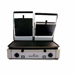 Panini Press Eurodib PDL3000 Double Grooved And Smooth Panini Grill 20" X 10"