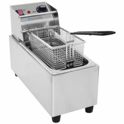 Countertop Fryers Eurodib SFE01820 Electric Countertop Fryer With Full Size Basket, 3 L