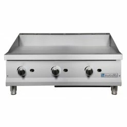 Gas Griddles Eurodib T-G36 Countertop Professional Gas Griddle, 36" X 20"