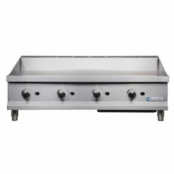 Gas Griddles Eurodib T-G48 Countertop Professional Gas Griddle, 48" X 20"