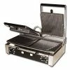 Omcan Food Machinery Panini Press Omcan (FMA) 11378 Double Panini Grill With Grooved Top And Bottom 10" X 19" -Nemco Shop Food Machinery of America SG501 Dual Sandwich Grill 41174 large