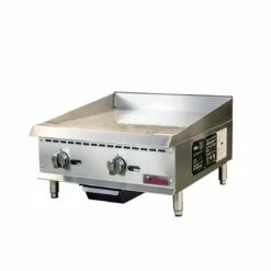 Gas Griddles Ikon IMG-12 Countertop Gas Griddle With Manual Controls 12"