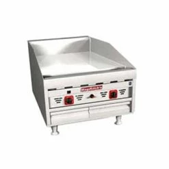 MagiKitchn Gas Griddles Magikitch'n MKG-24-ST Countertop Gas Griddle With Solid State Thermostat 24"