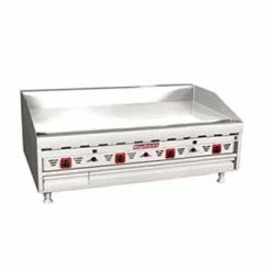 MagiKitchn Gas Griddles Magikitch'n MKG-48-ST Countertop Gas Griddle With Solid State Thermostat 48"