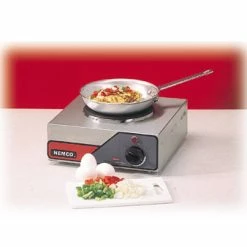 Commercial Hot Plates Nemco 6310-1 Electric Countertop Hot Plate With 1 Solid Burner - 120V