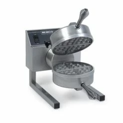Waffle Makers Nemco 7020A-S240 SilverStone Non-Stick Belgian Waffle Maker With Removable Grids - 240V