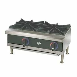 Commercial Hot Plates Star 602HWF Star-Max Countertop Side-by-Side 2-Burner Gas Hot Plate 24"
