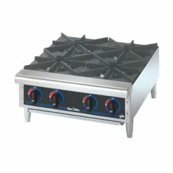Commercial Hot Plates Star 604HF Star-Max Countertop 4-Burner Gas Hot Plate 24" W