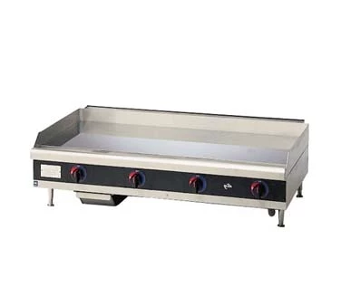 Gas Griddles Star 624TCHSF Star-Max Gas Griddle With Thermostatic Controls, Chrome Plate 24" 3 Gas Griddles Star 624TCHSF Star-Max Gas Griddle With Thermostatic Controls, Chrome Plate 24"