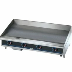 Gas Griddles Star 648TSPF Star-Max Gas Griddle With Thermostatic Controls And Safety Pilot, Steel Plate 48"