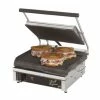 Star GX14IG Single Panini Press With Cast Iron Grooved Plates 14" X 10" -Nemco Shop Star GX14IG Grill Express 14 Two Sided Grill with Grooved Iron Grill Plates 51441 large