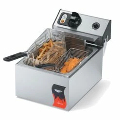 Countertop Fryers Vollrath 40705 Cayenne Commercial Countertop Deep Fryer 10 Lb., 120V