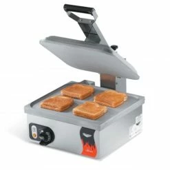 Panini Press Vollrath 40791 Smooth Top & Bottom Panini Sandwich Grill 13-5/16" X 12-3/16"