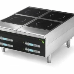 Induction Ranges Vollrath 924HIDC Cayenne Heavy Duty Dual Induction Hot Plate With Digital Controls