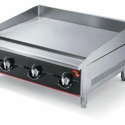 Gas Griddles Vollrath 936GGM Cayenne Heavy Duty Countertop Griddle With Manual Controls 36"
