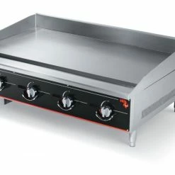Gas Griddles Vollrath 948GGM Cayenne Heavy Duty Countertop Griddle With Manual Controls 48"