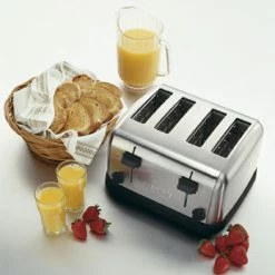 Pop- Up Toasters Waring WCT708 Commercial Medium Duty 4-Slot Toaster 1800W