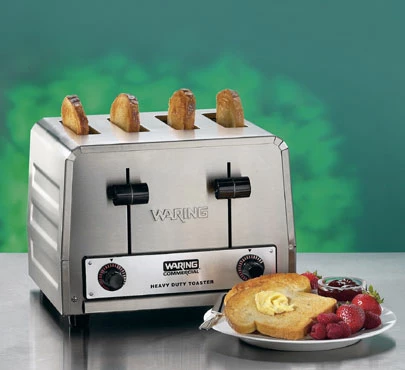 Pop- Up Toasters Waring WCT800 Commercial Heavy Duty 4-Slot Toaster 2200W 3 Pop- Up Toasters Waring WCT800 Commercial Heavy Duty 4-Slot Toaster 2200W