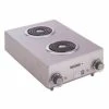 Commercial Hot Plates Wells H115-120V Spiral Electric Double Burner Hotplate With 1" High Legs