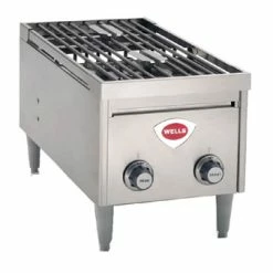 Commercial Hot Plates Wells H2412G Instant-on Gas Hotplate With Double Burner