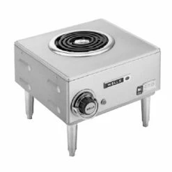 Commercial Hot Plates Wells H33-120V Spiral Electric Single Burner Hotplate With 4" High Legs