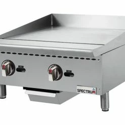 Gas Griddles Winco NGGD-24M Spectrum Countertop Gas Griddle 24", Natural/LP