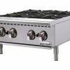 Commercial Hot Plates Winco NGHP-4 Spectrum Gas 4-Burner Hotplate-24", Natural/LP -Nemco Shop Winco NGHP 4 Spectrum Gas 4 Burner Hotplate 24 quot Natural LP 307853 large